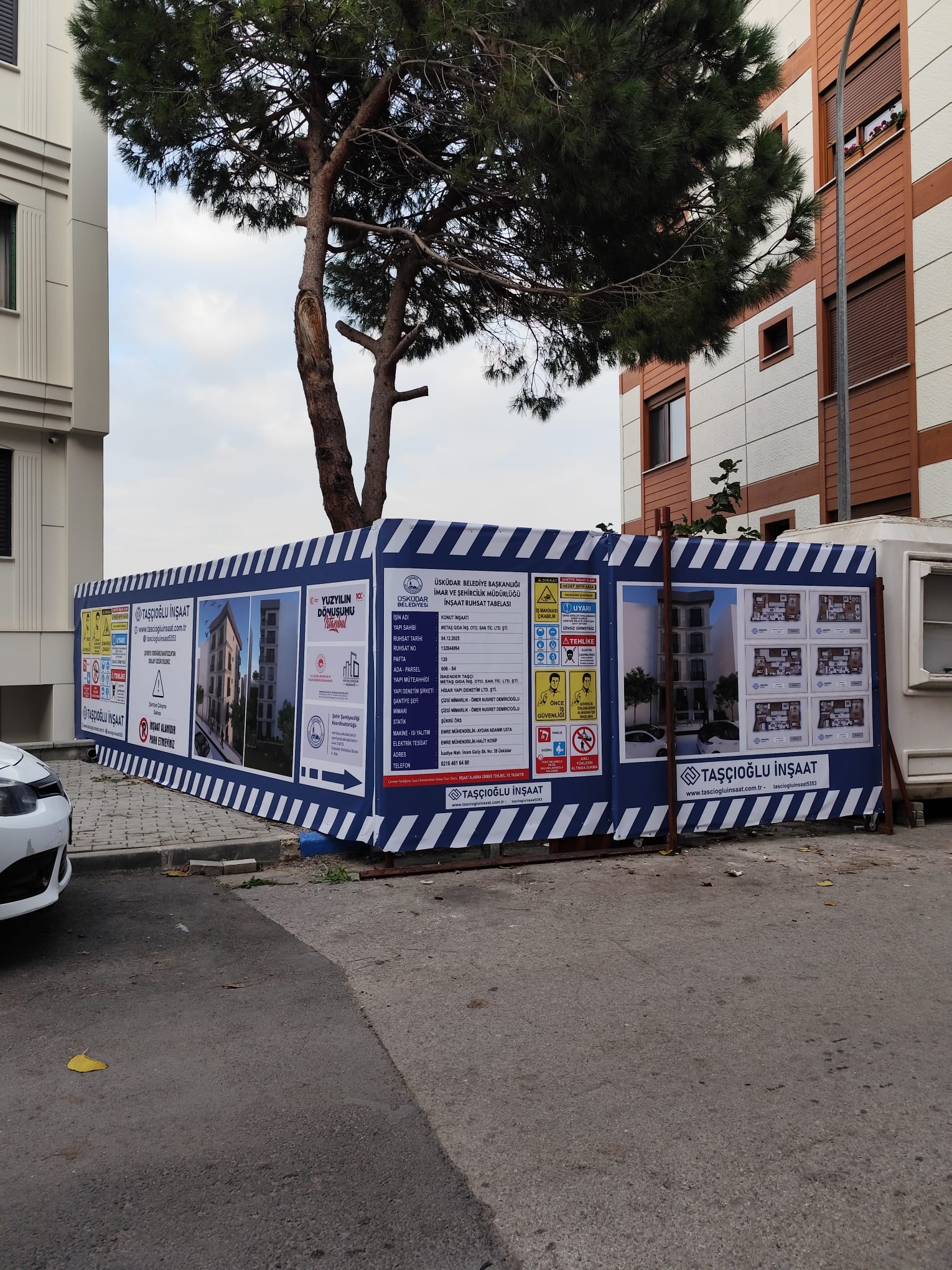 inşaat etrafı kapama