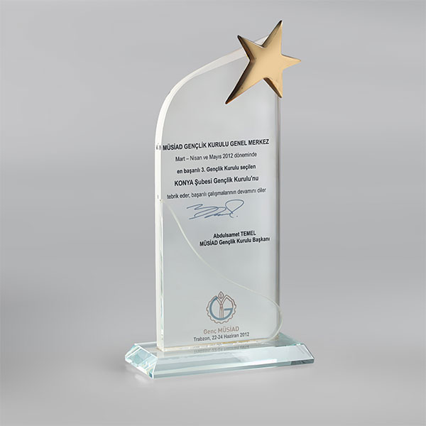 KRİSTAL PLAKET